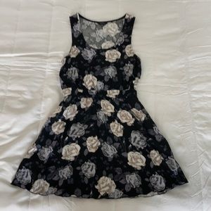 Racer-back floral dress